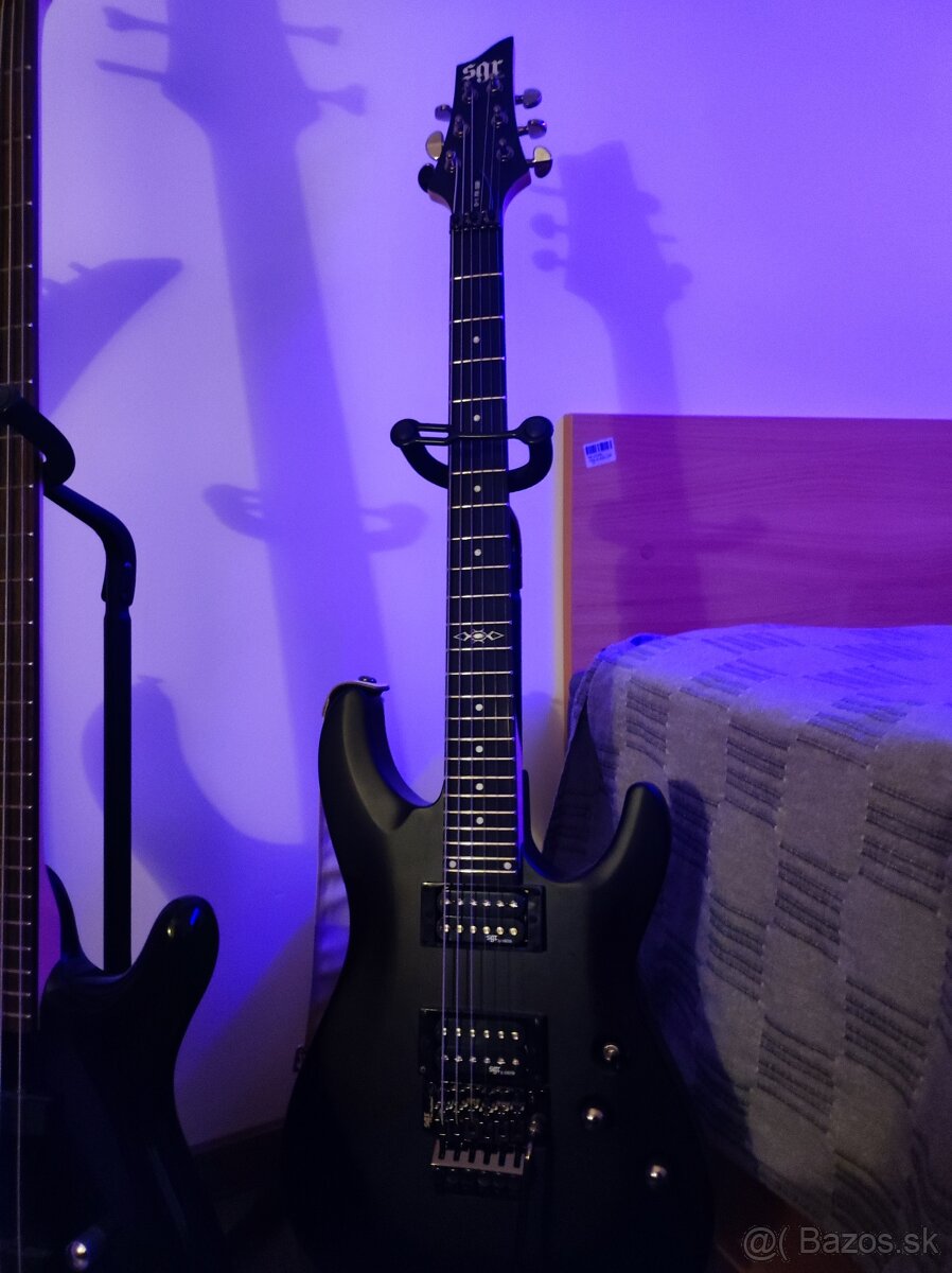 Schecter SGR C-1 FR Midnight Satin Black