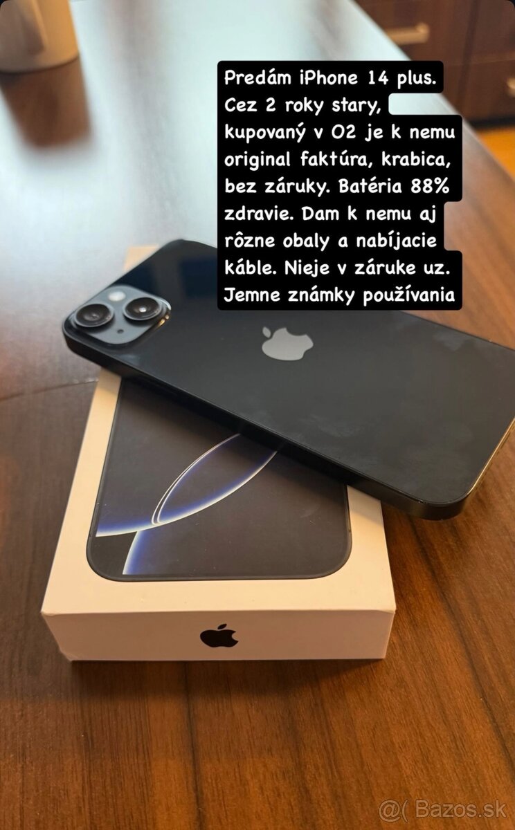 iPhone 14 Plus 128 GB Midnight black