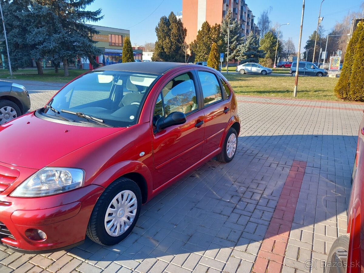 CITROEN C3, 1.4 BENZ,R.V. 2010, 207.TIS.KM, PO 1.MAJITELOVY