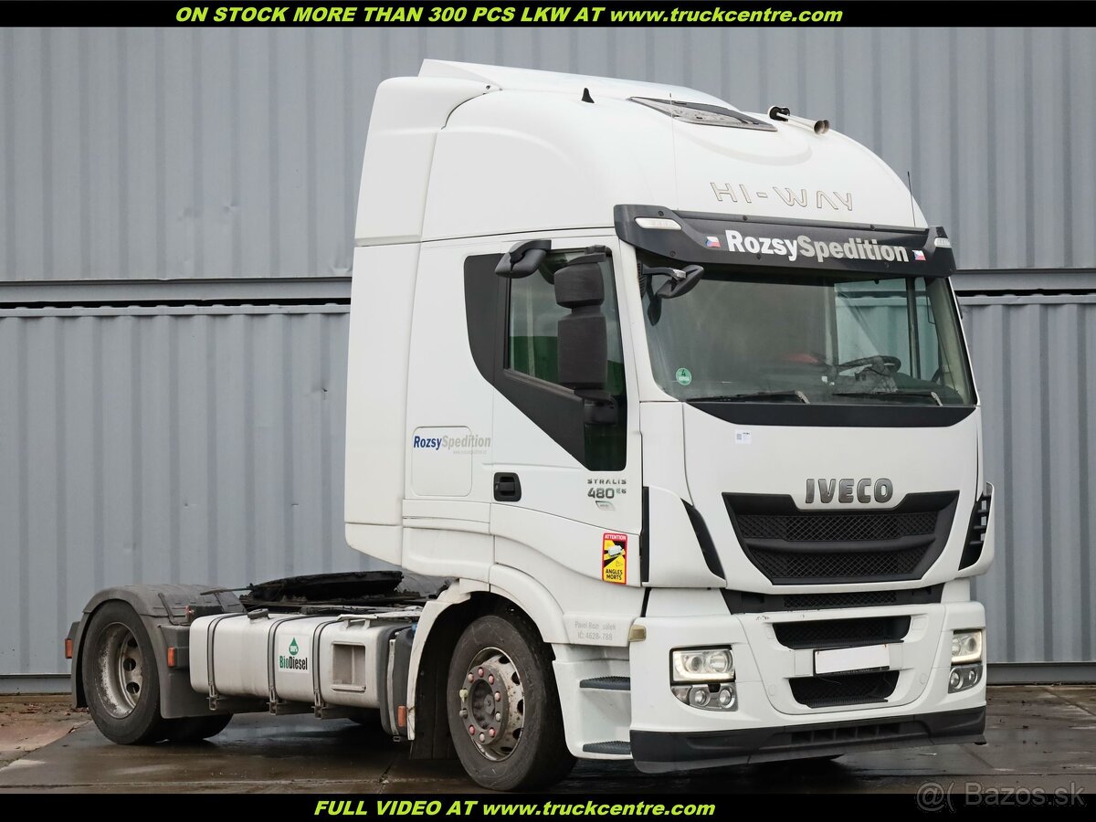 Iveco STRALIS 480, LOW DECK, EURO 6, AUTOMAT, PRAVIDELNĚ SER