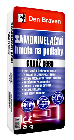 Den Braven Samonivelačná hmota na podlahy GARÁŽ S660