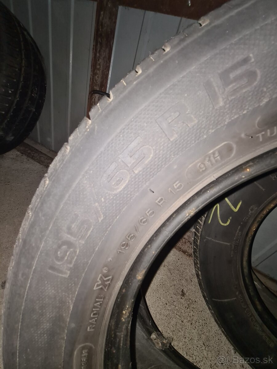 2x letné pneumatiky Michelin 195/65 r15