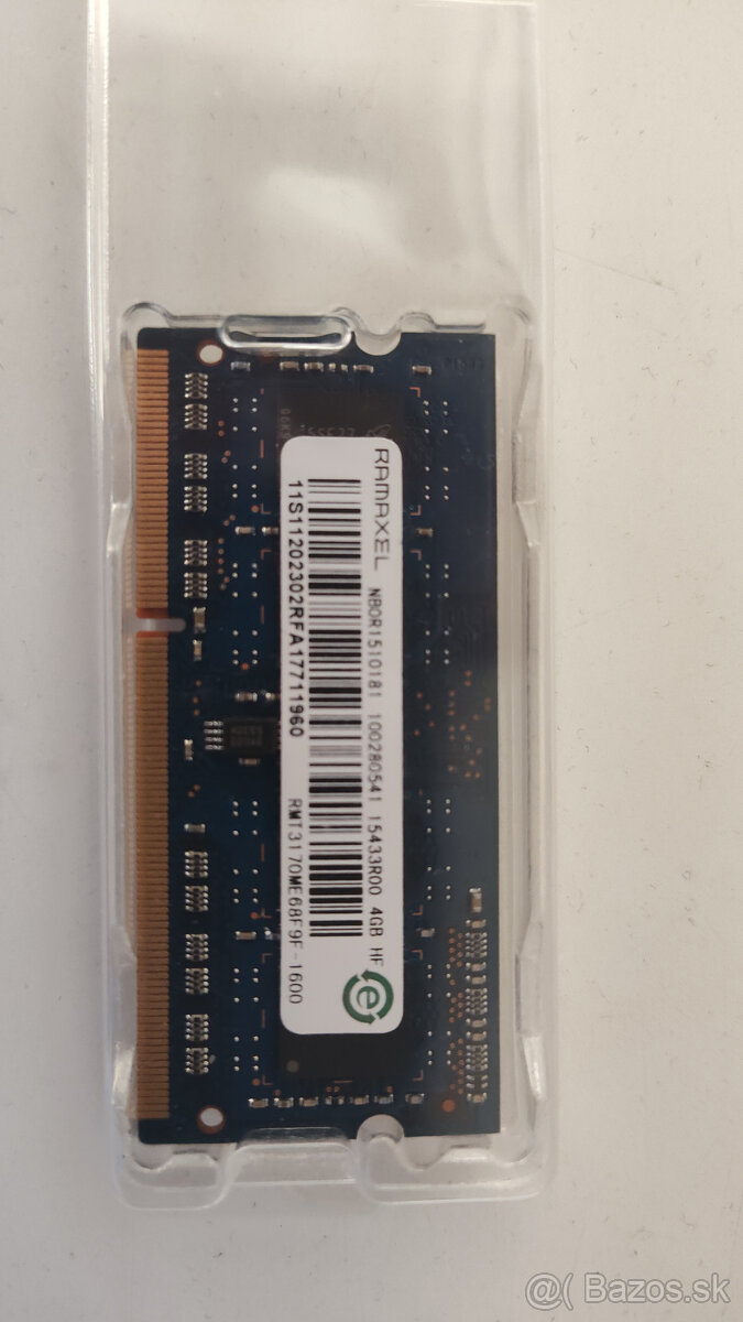 RAM 4GB DDR3 1600MHz