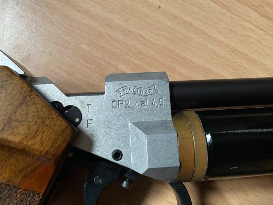 športová pištoľ Walther CP2