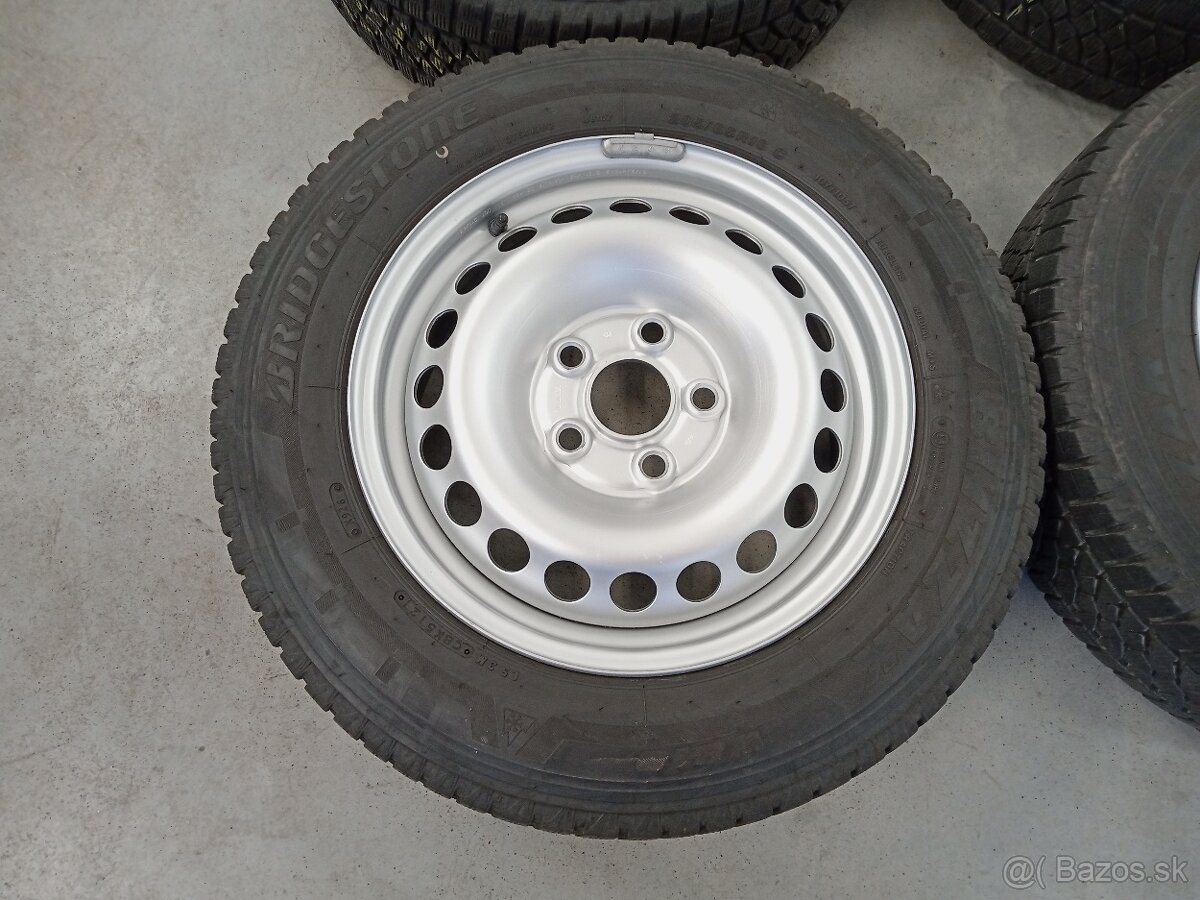 4ks zimne kolesa 5x120 R16 6,5J ET51 Original VOLKSWAGEN T5