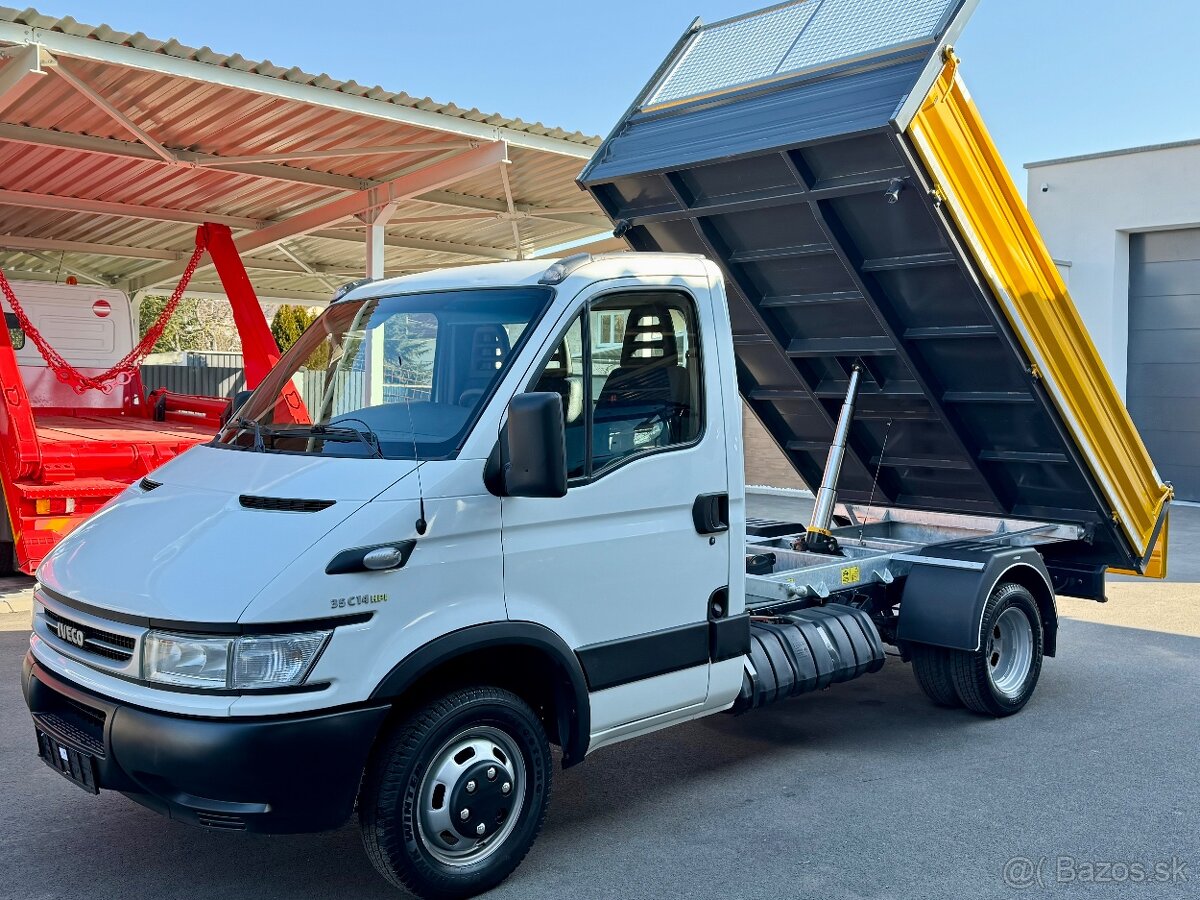 IVECO DAILY 35C14 - 3.0L TROJSTRANNÝ SKLÁPAČ VYKLÁPAČ KIPPER