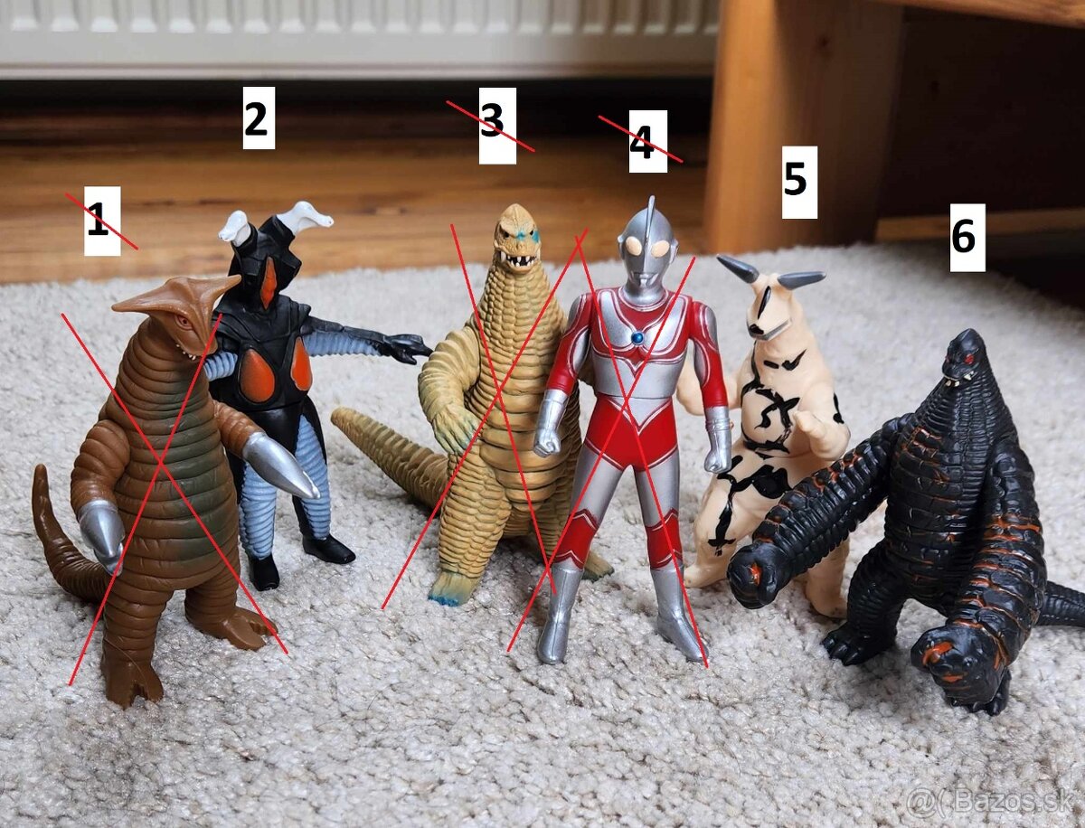 Predám zachovalé ultraman figúrky / hračky