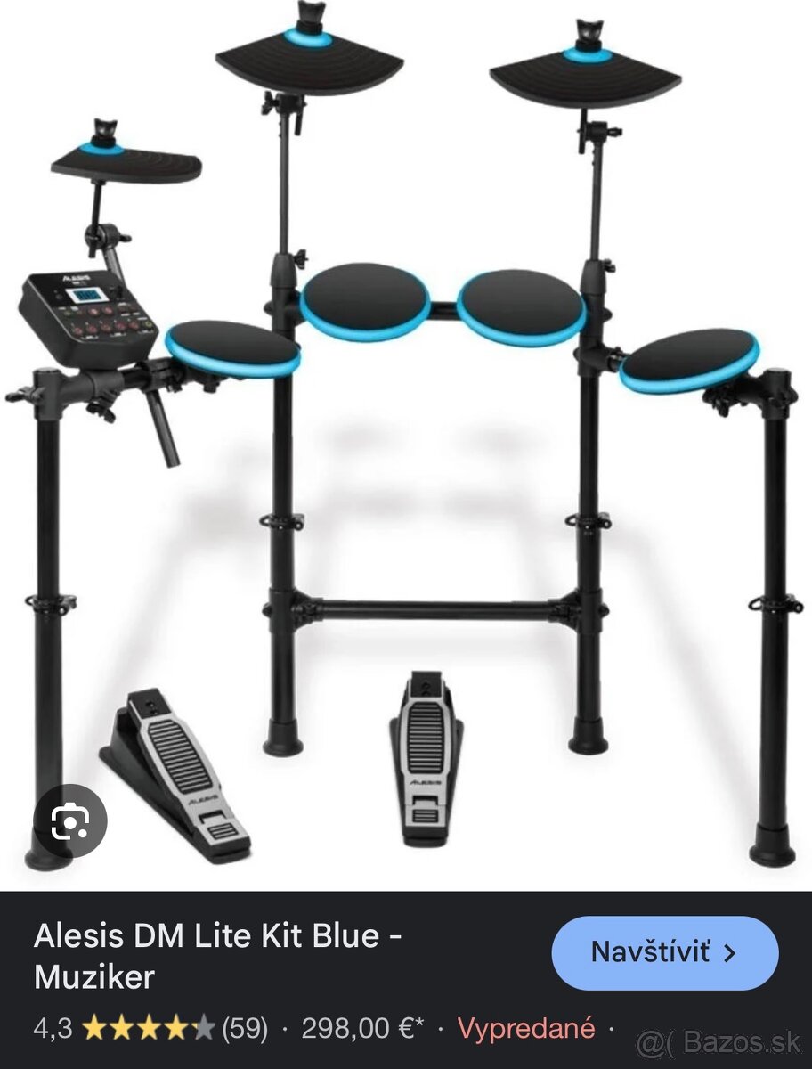 Predám : Alesis DM Lite Kit - Elektronická bicia sada