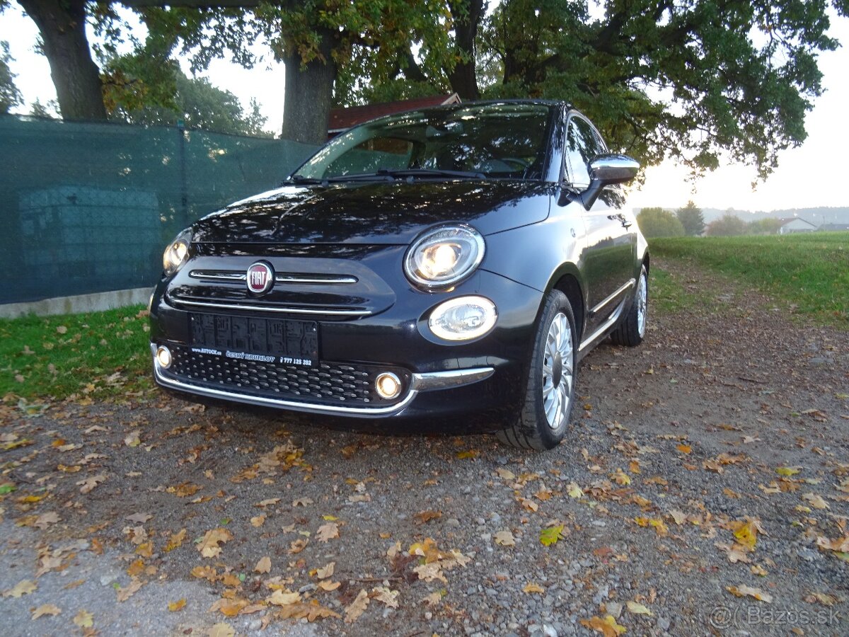 Fiat 500C 1,2i Lounge Facelift, automat klima, Velice pěkný