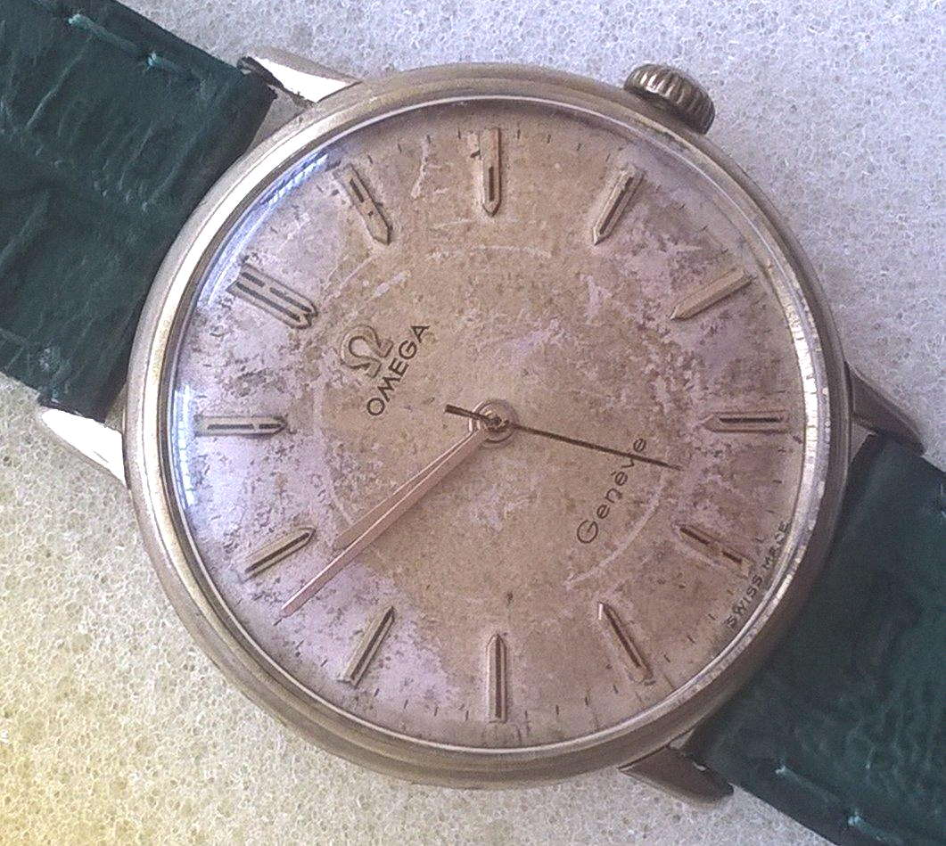 OMEGA Geneve kalibr 601, rok vyroby1969, zlacene, funkcni.