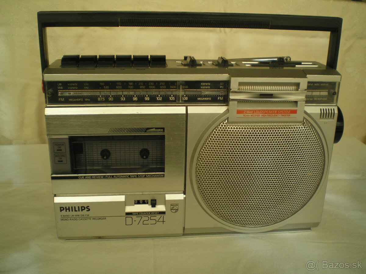 Philips D-7254 - rádiomagnetofón