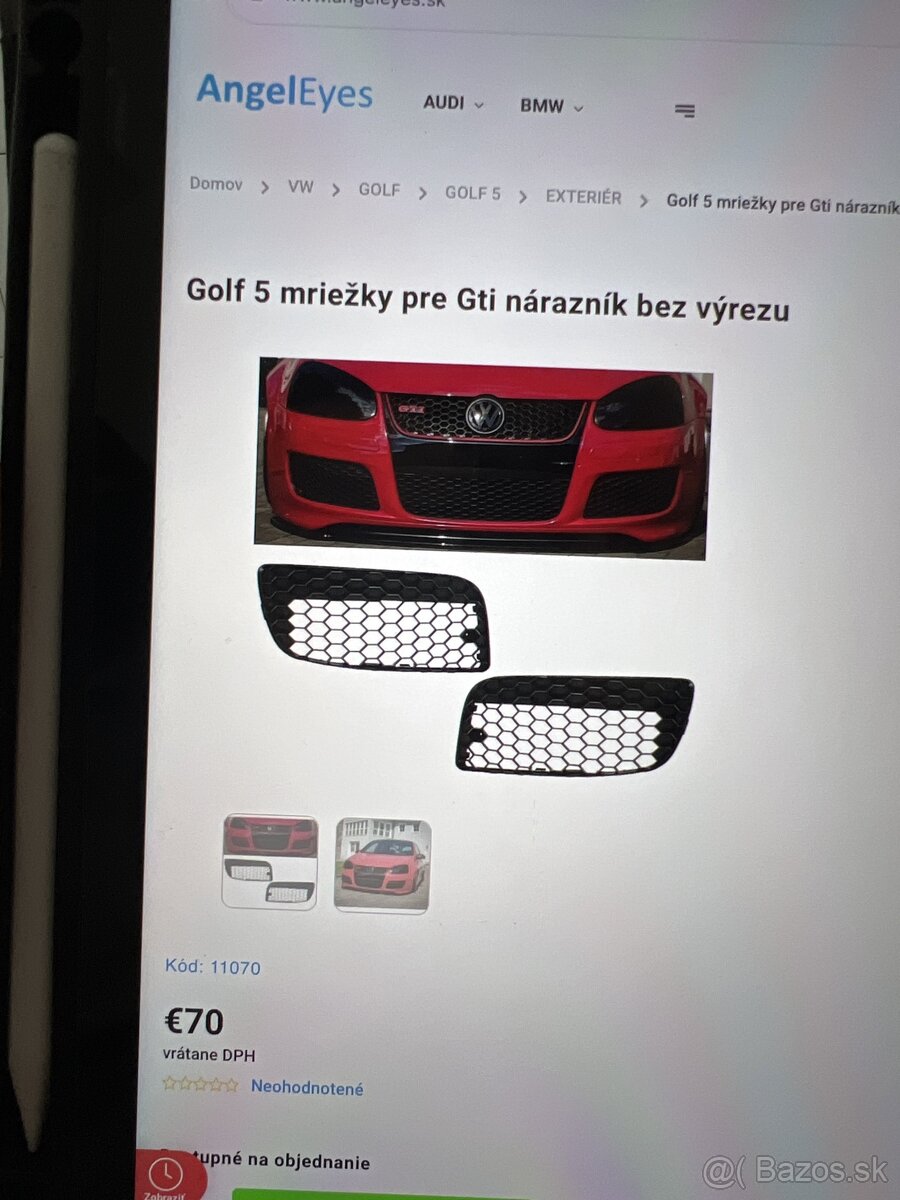 Predám GTI mriežky bez výrezu