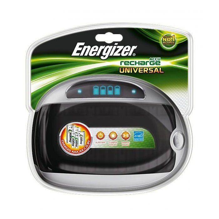 Univerzálna nabíjačka, AA/AAA/C/D/9V, ENERGIZER CHEUF