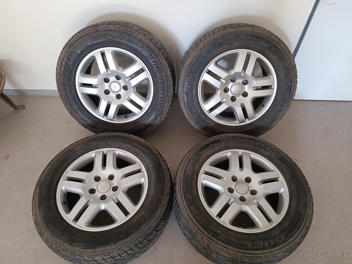 Alu disky 5x130 R18 Touareg + 265/60 R18 Bridgestone