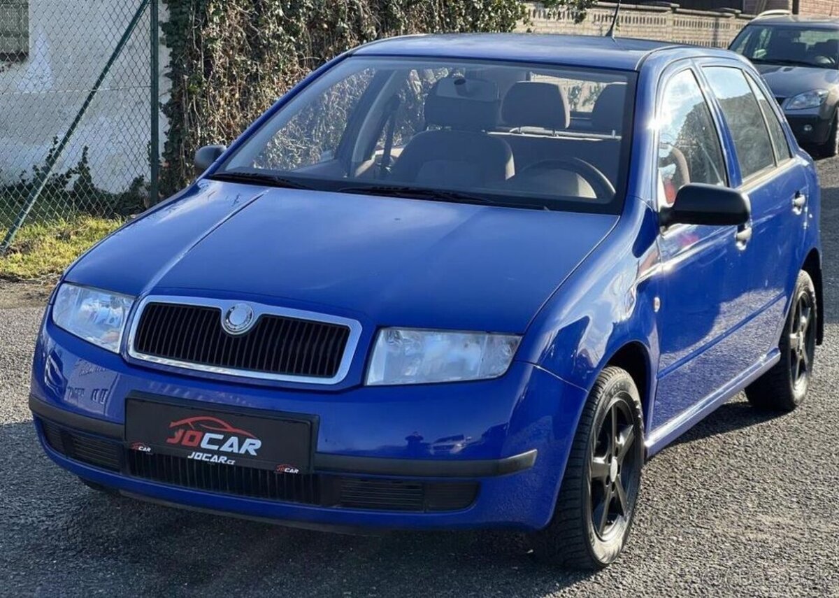 Škoda Fabia 1.4MPi 44kw ZÁMEK ŘP. PŮVOD ČR benzín manuál