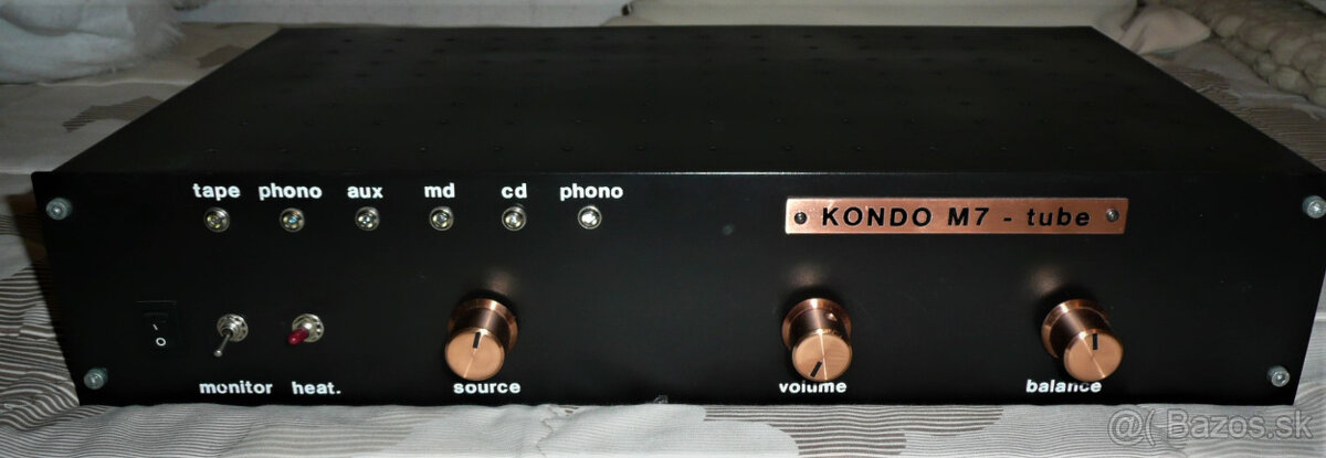 Audio Note Kondo M7 tube DIY preamplifier