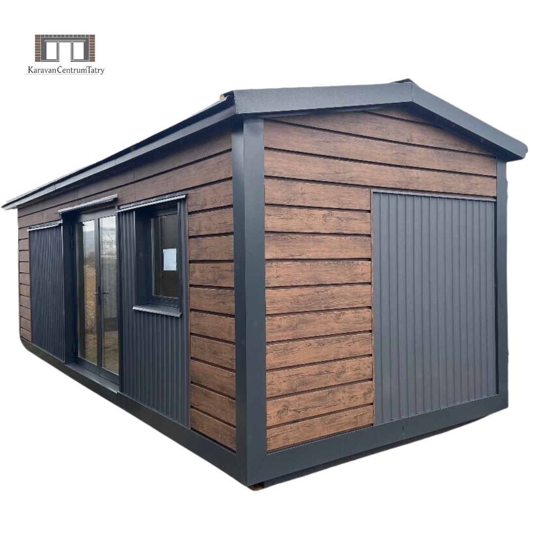 TINY House 8x3m 2 izby- kuchyňa-kúpeľňa