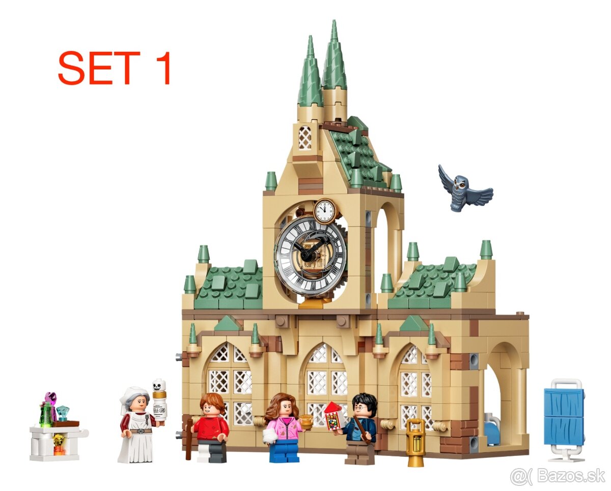 Harry Potter stavebnice 1 + figúrky - typ lego, nové,nehrané