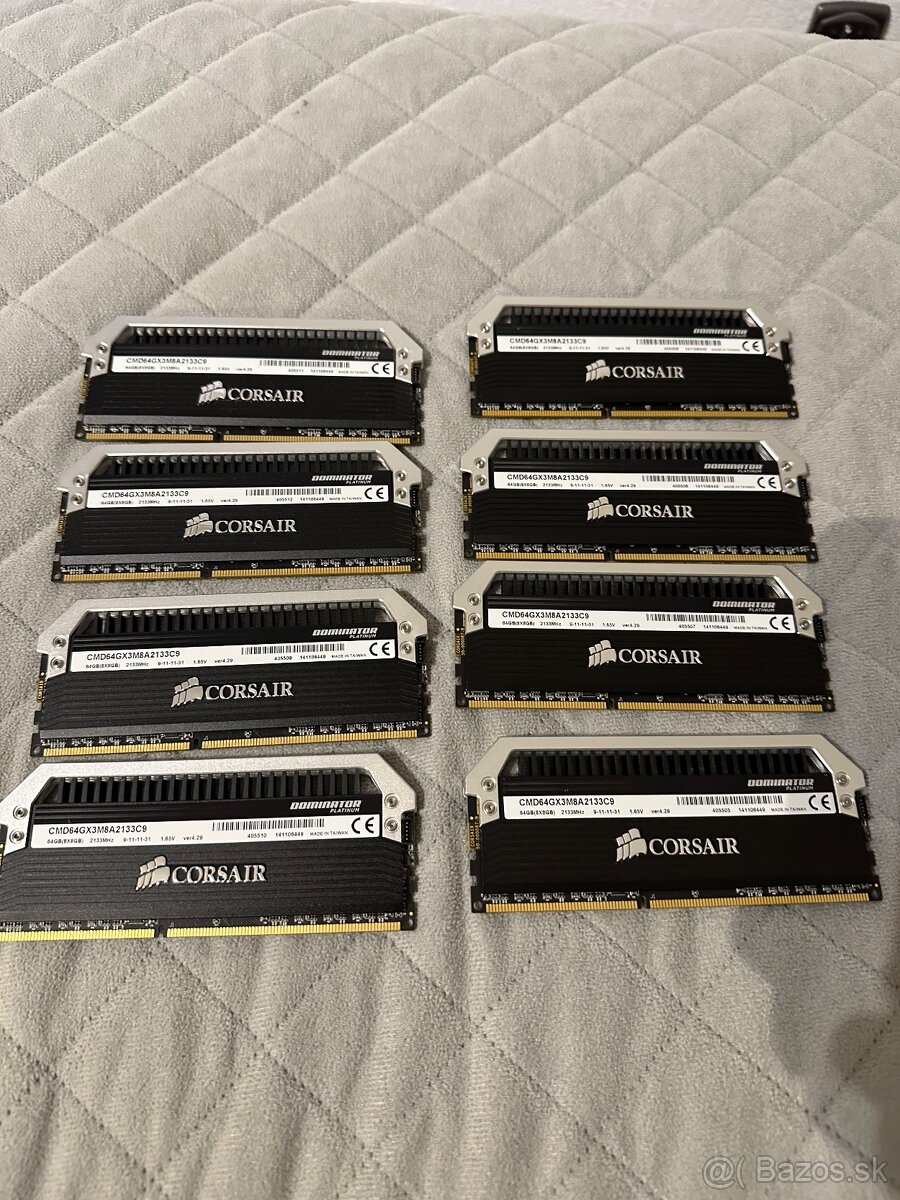 CORSAIR DOMINATOR PLATINUM DDR3 64GB 2133MHz