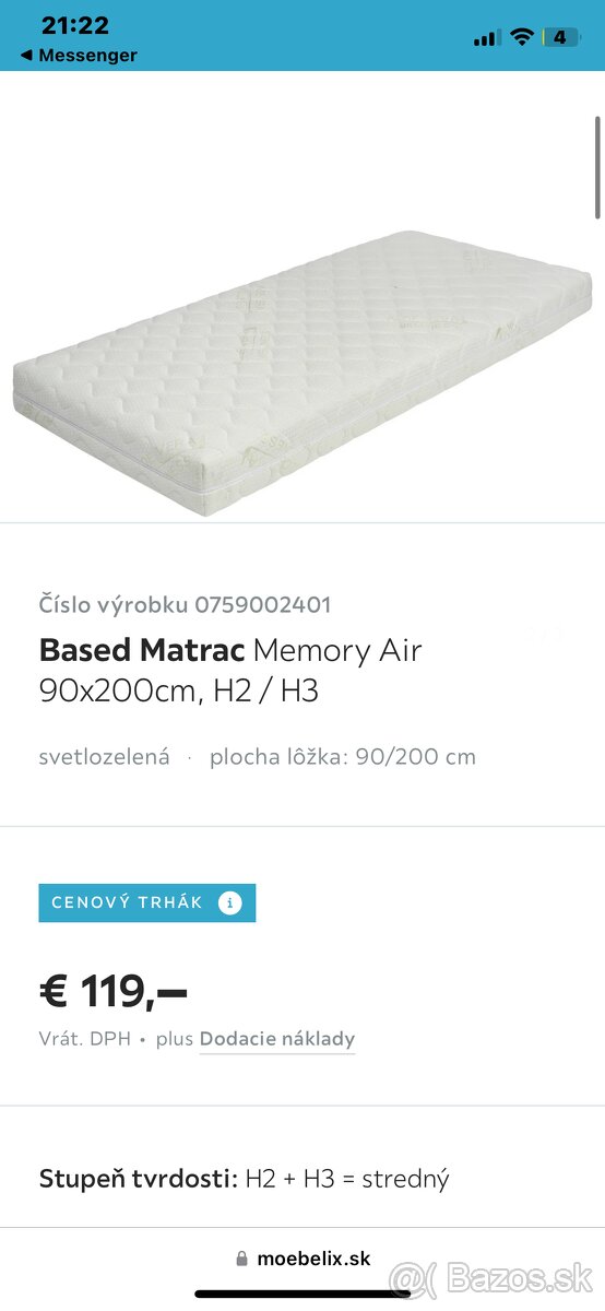 Matrac + rošt