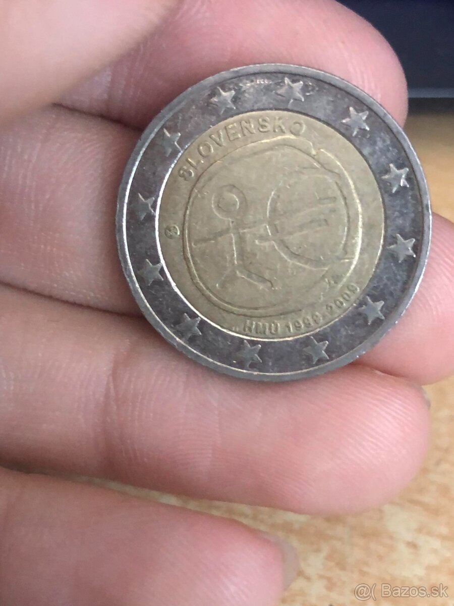 predam 2 eurovu mincu zacnu 1x