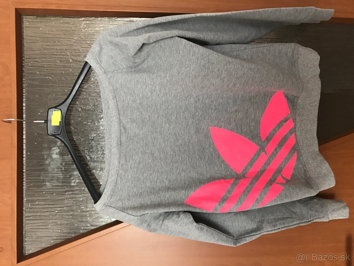 ADIDAS originál damska mikinka neon logo L