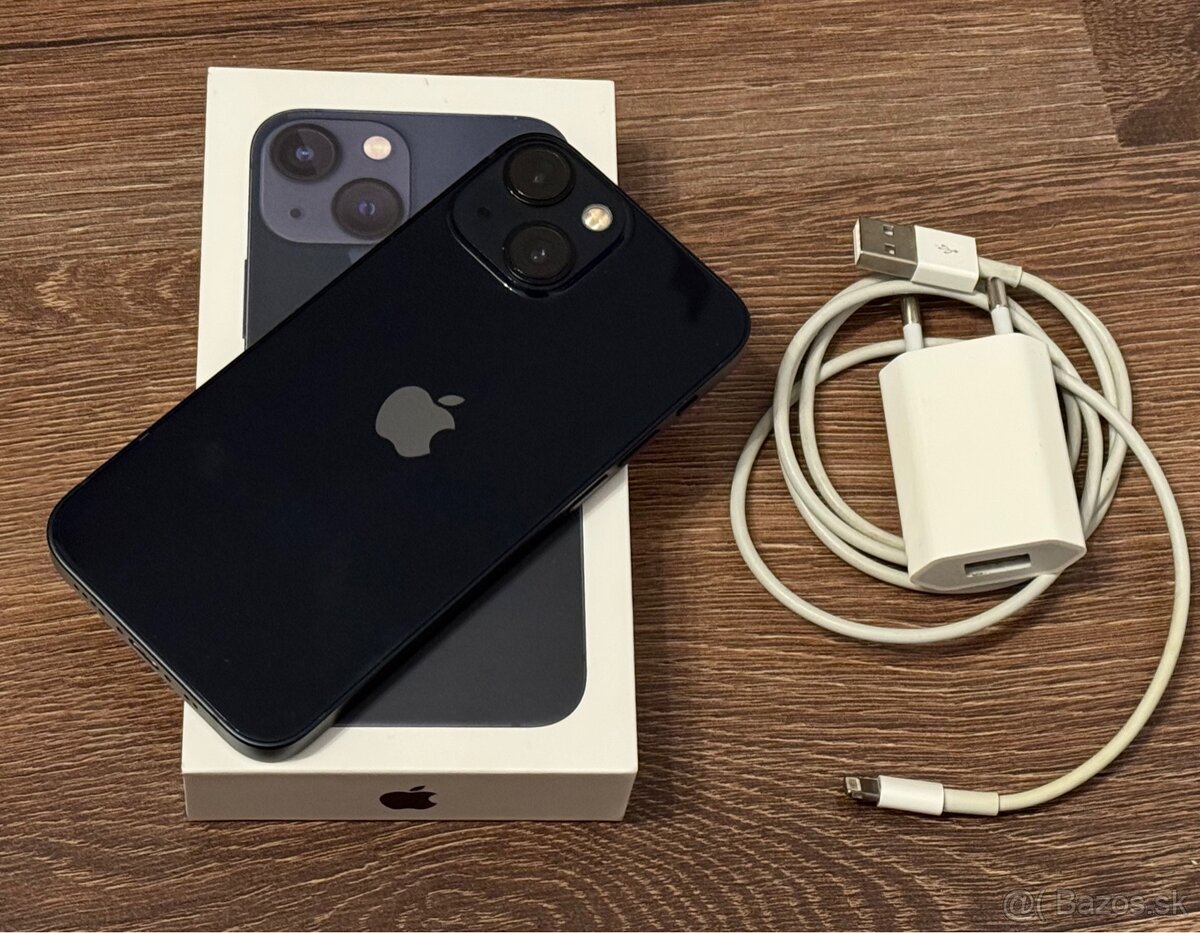 IPhone 13 Mini 128GB Midnight- super stav