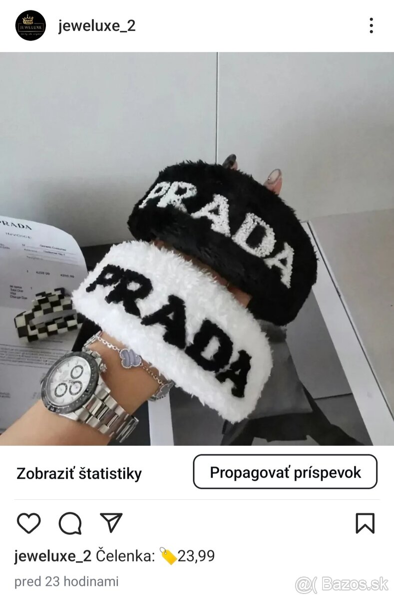 Čelenka Prada