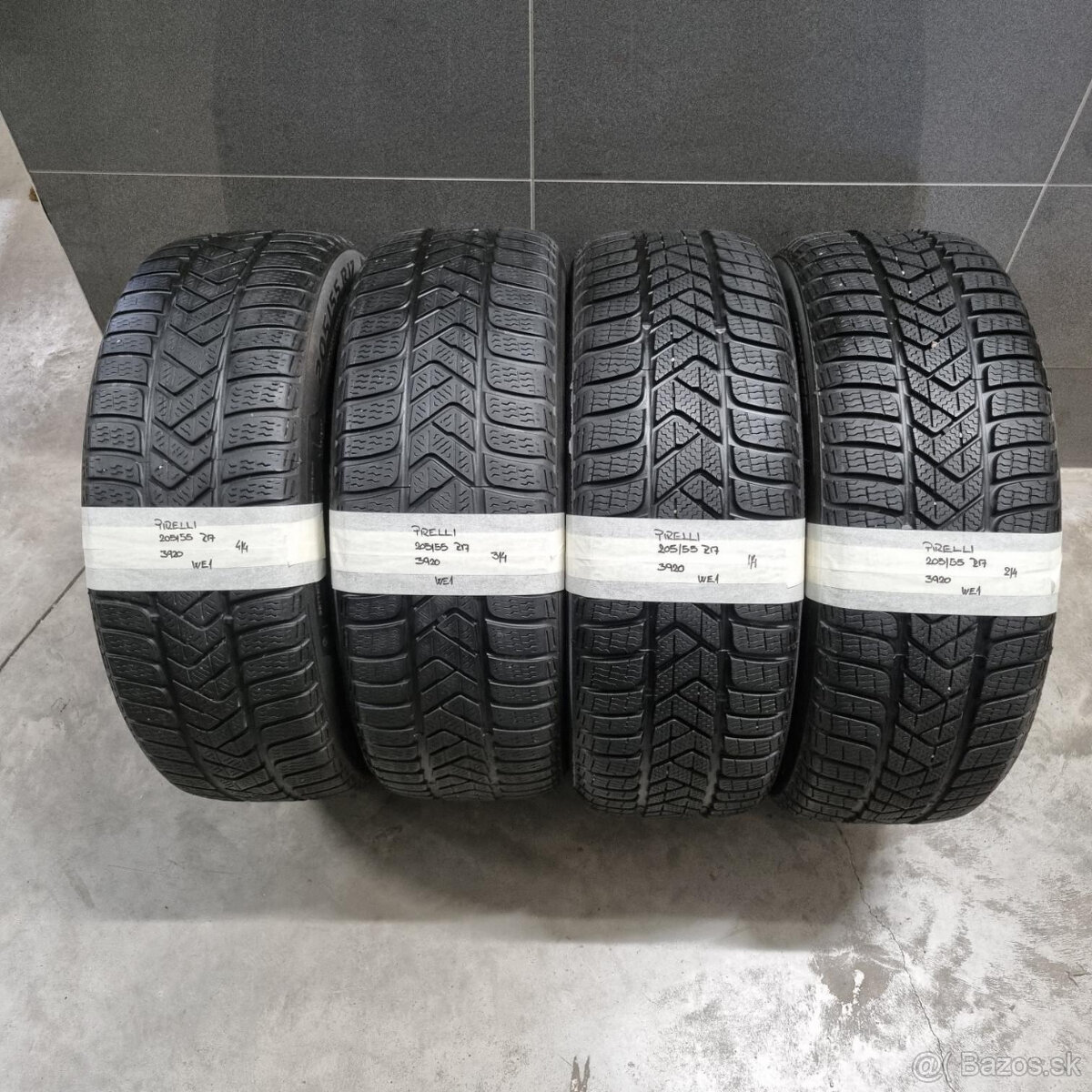 Zimné pneumatiky 205/55 R17 PIRELLI DOT3920