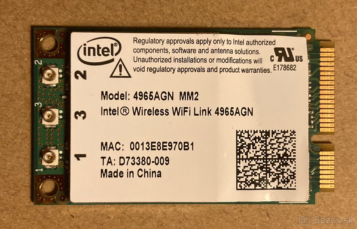 Predám wifi kartu Intel 4965AGN