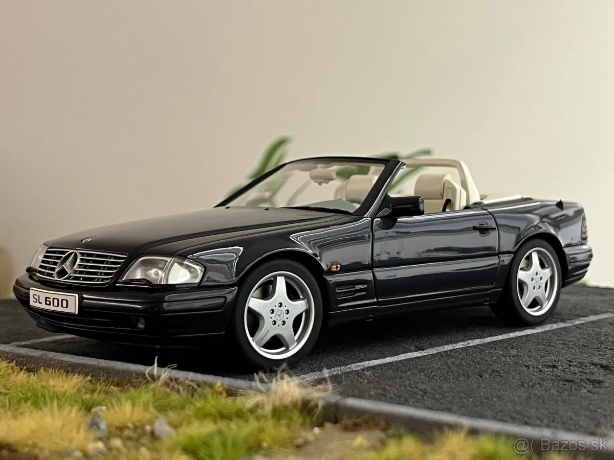 1:18 Mercedes-Benz SL600 V12 (R129) Black - AUTOart