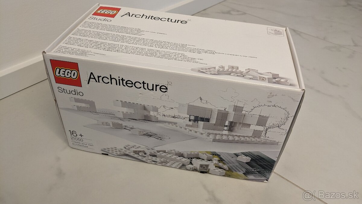 LEGO Architecture 21050-Len krabica otvorena-Stav ako nony