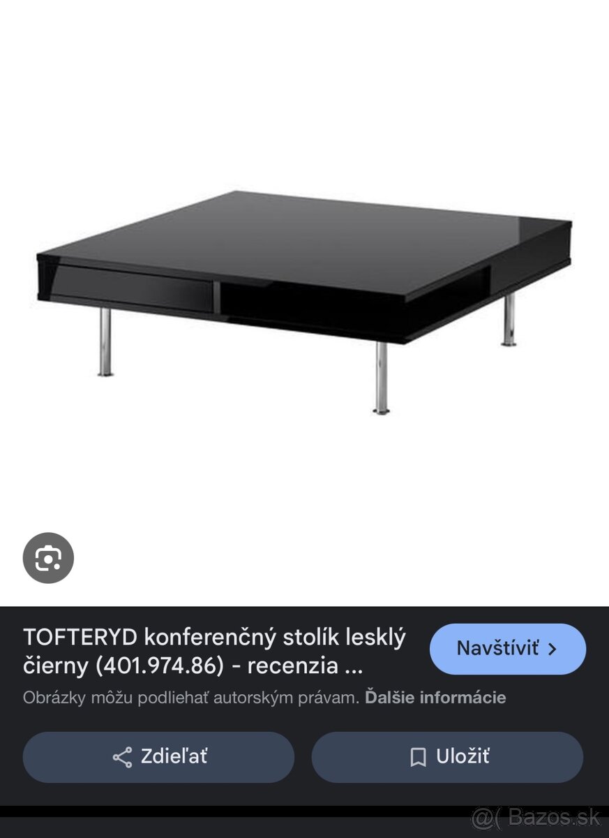 Ikea stôl zn Tofteryd