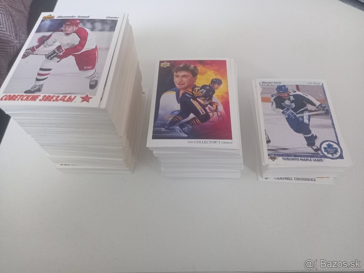 Hokejove karty,karticky - UD mix 90.roky