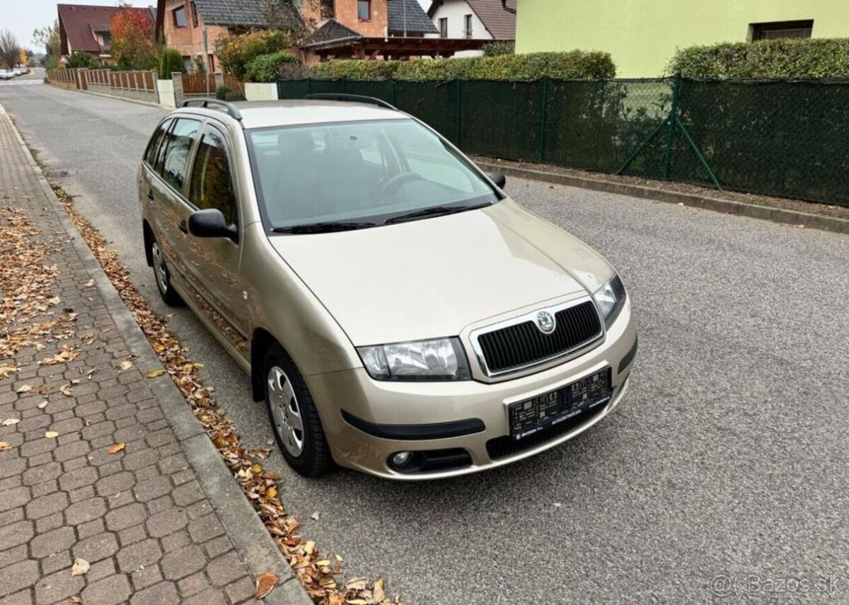 Škoda Fabia 1,4i/16V klima , serviska benzín manuál 55 kw