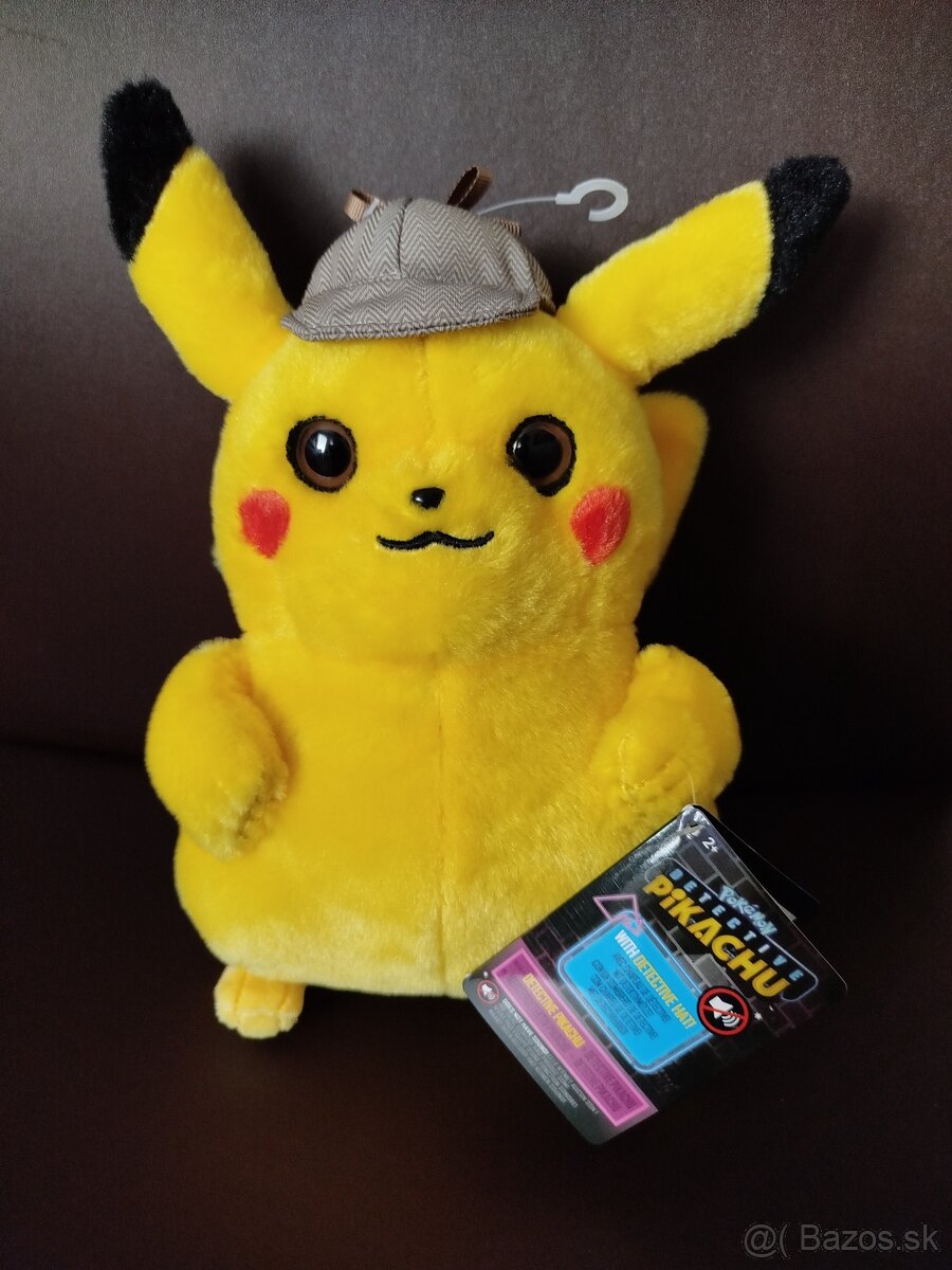 Pokémon Pikachu detektív 25cm - nový s visačkou