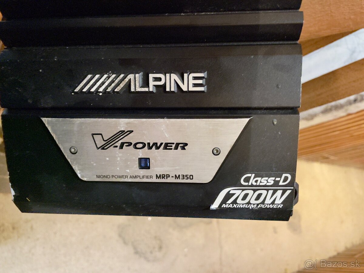 Alpine MRP-M350 V-Power Class-D zosilňovač