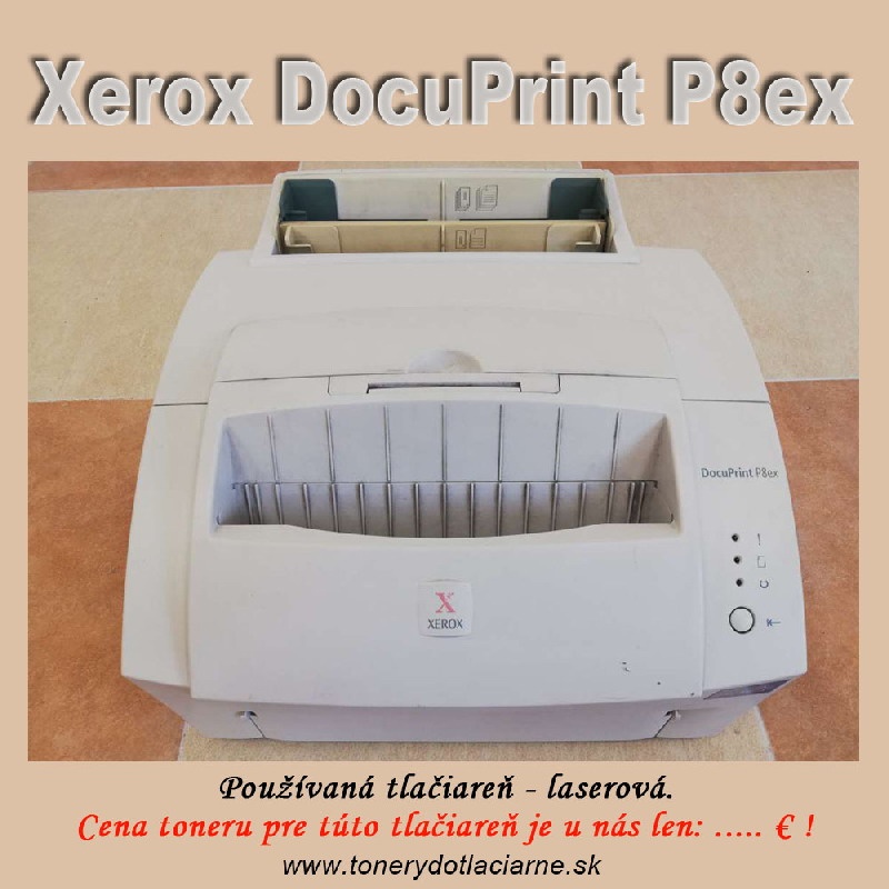 Predám laserovú tlačiareň Xerox DocuPPrint P8ex