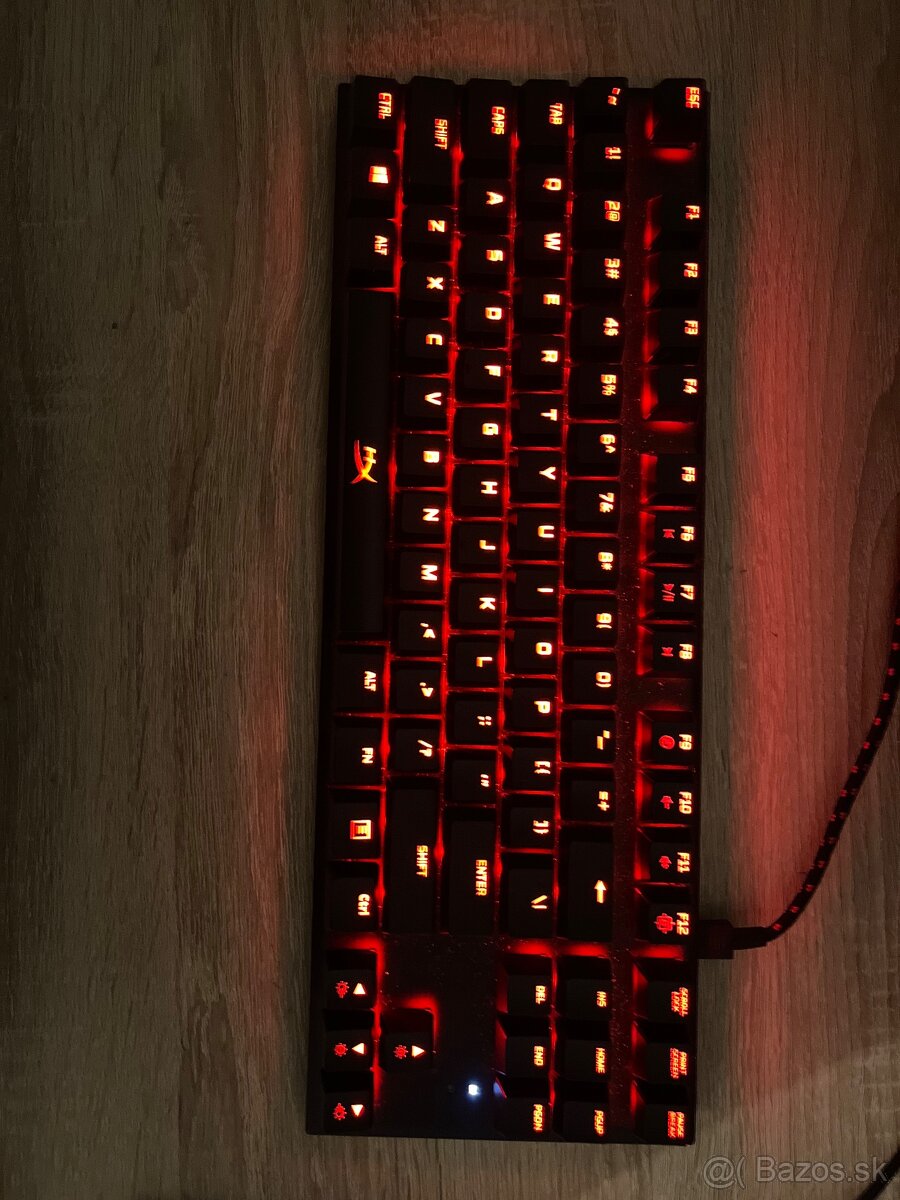 HyperX Alloy Cherry red mechanicka klavesnica