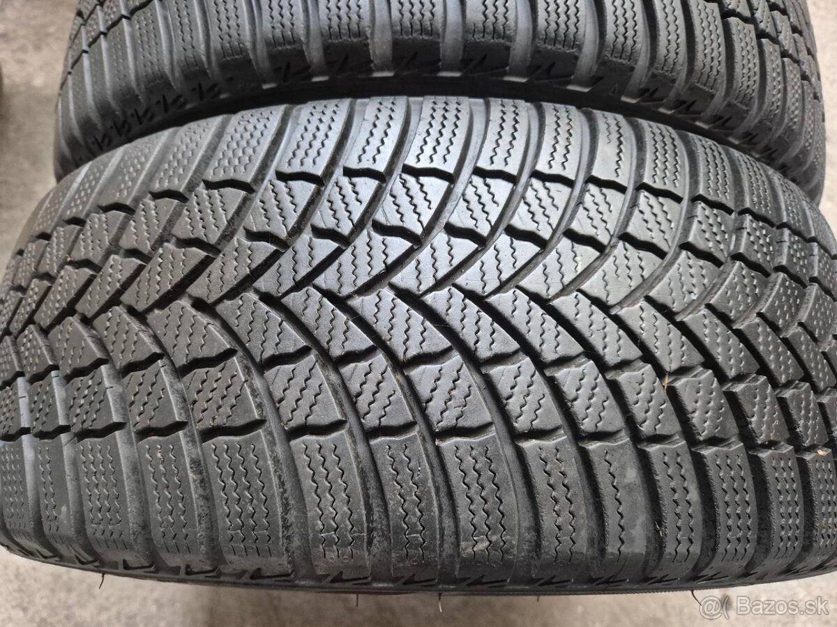 205/55r16 zimné 4 ks BRIDGESTONE dezén 7,5 - 7,3 mm