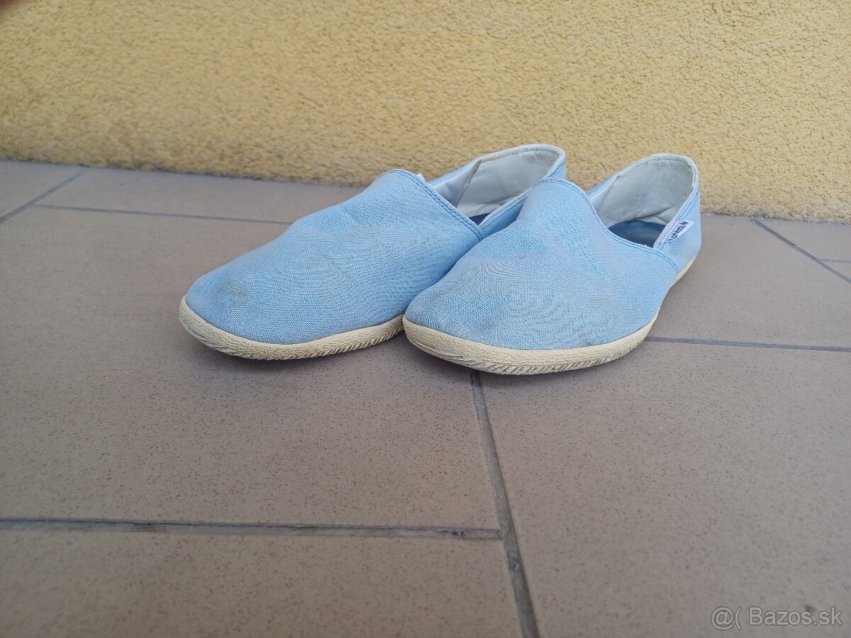 Adidas espadrilky obuv tenisky topanky svetlomodre ORIGINAL