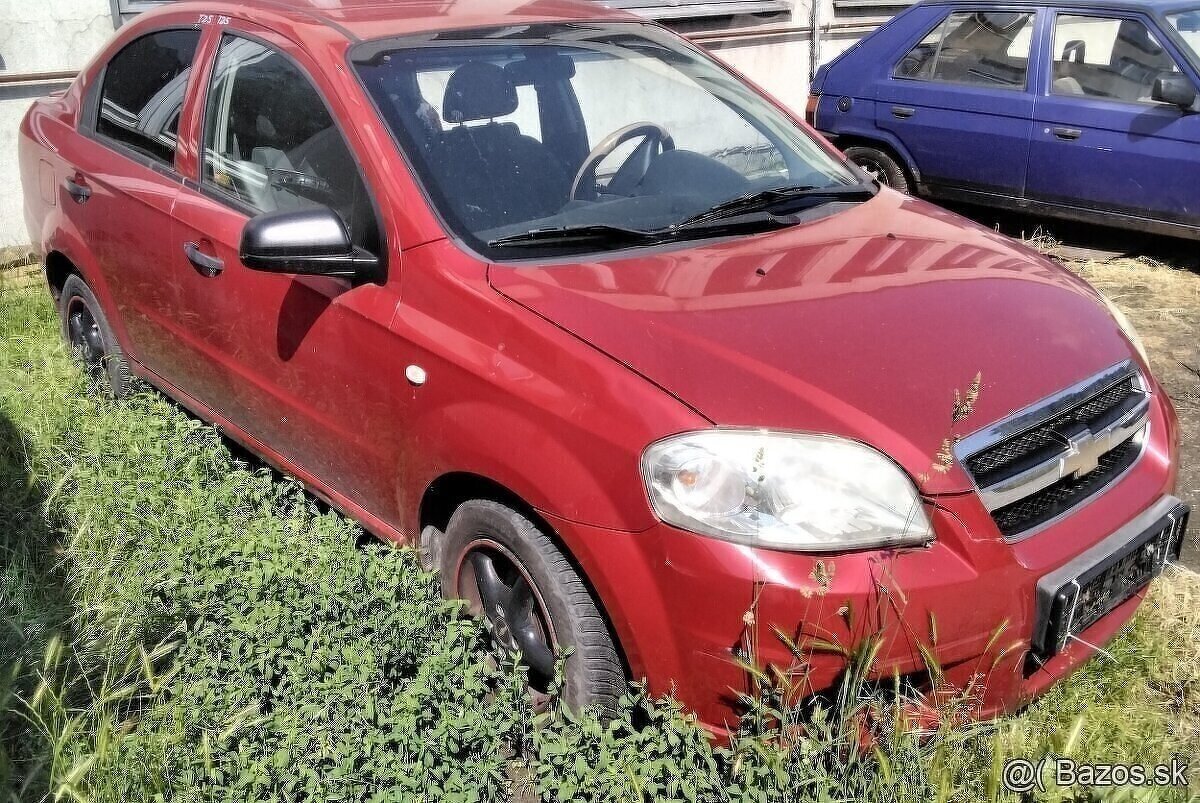 Chevrolet Aveo 1.4 2009 predám motor F14D4, PREVODOVKU, DVER