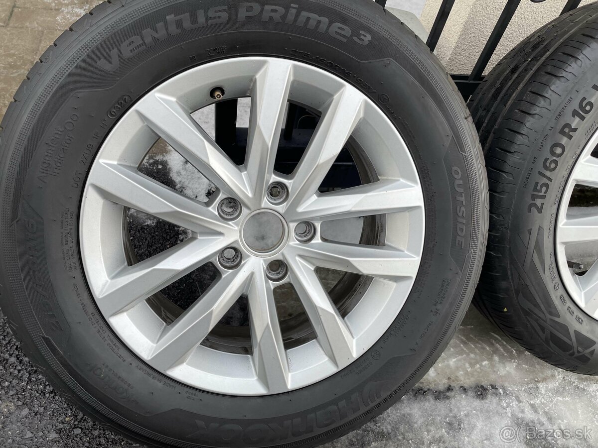 SEPANG Orig.VW Alu Disky 5x112 ET41 215 60 16 letné