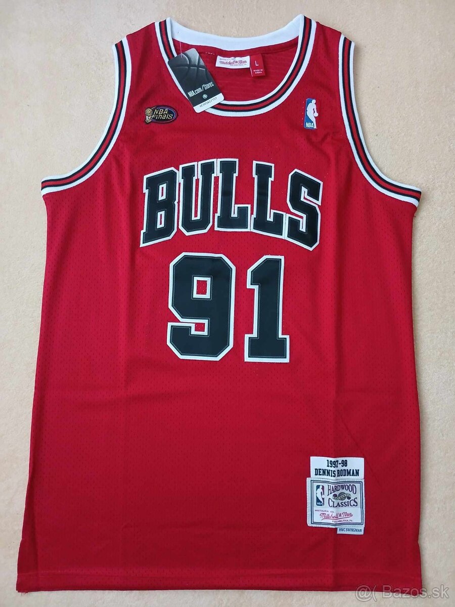 Basketbalový dres Dennis Rodman Chicago Bulls