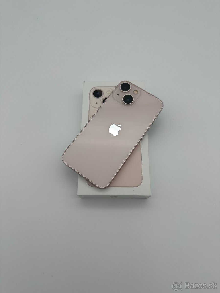 iPhone 13 Mini 128GB Pink KOMPLET (89% Batéria) + DARČEK