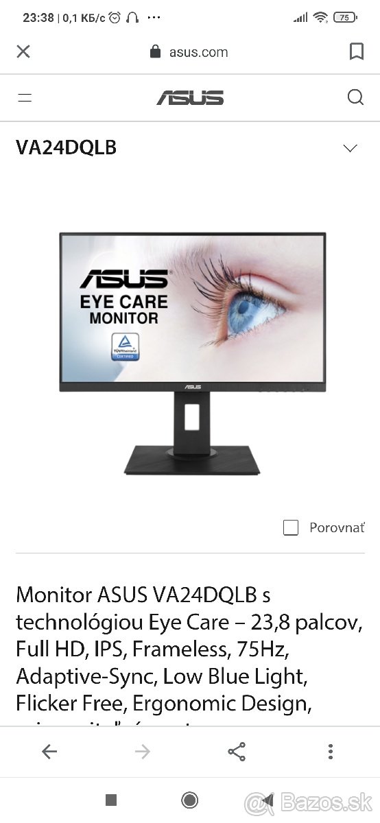 Asus va24dqlb ips