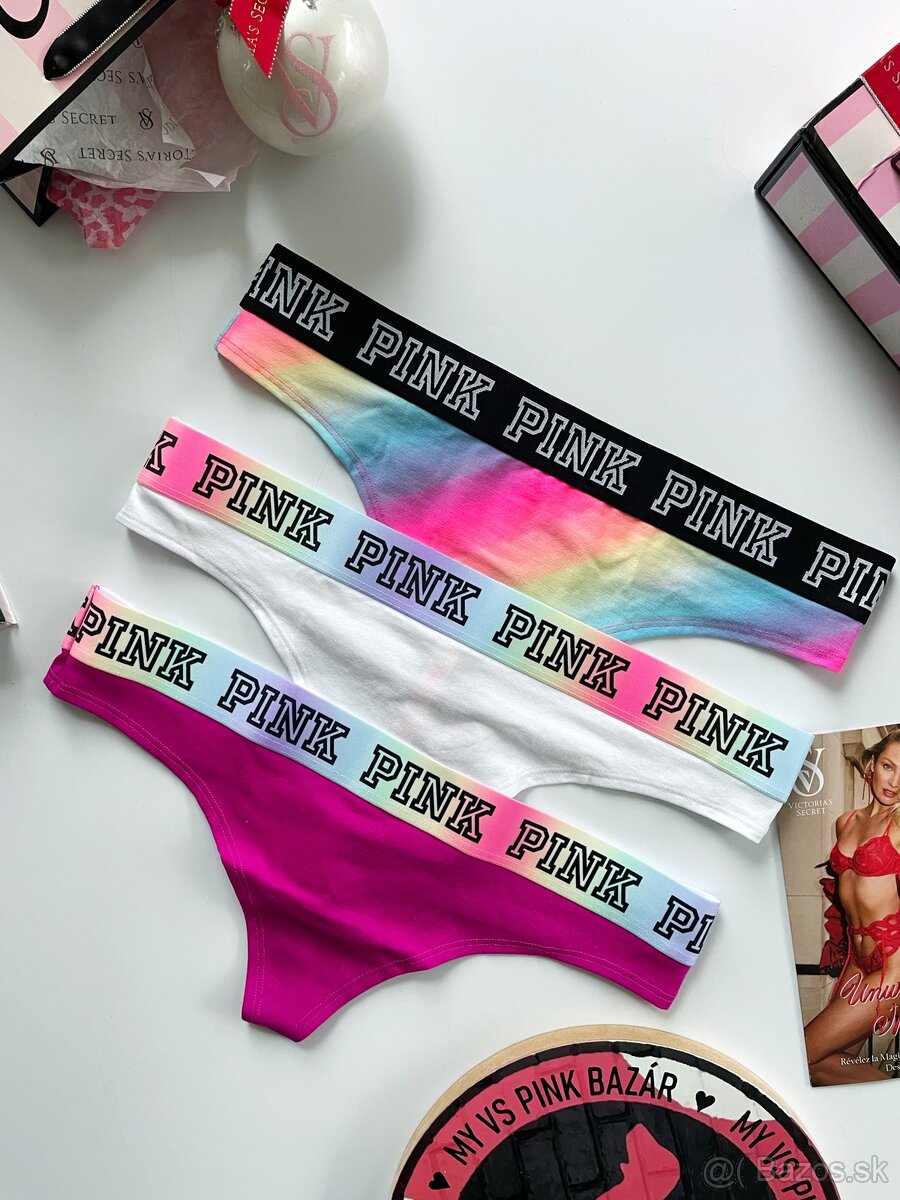 Victoria’s Secret PINK tanga nohavičky M