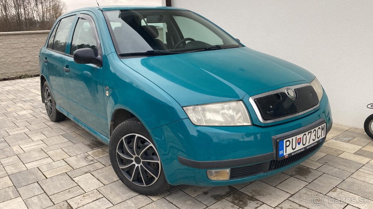 Škoda Fabia 1.4 MPI 50 kW rok 2002