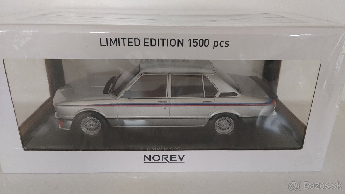 BMW M 535i e12 1:18 NOREV Limit 1500ks - Rimavská Sobota | Bazoš.sk