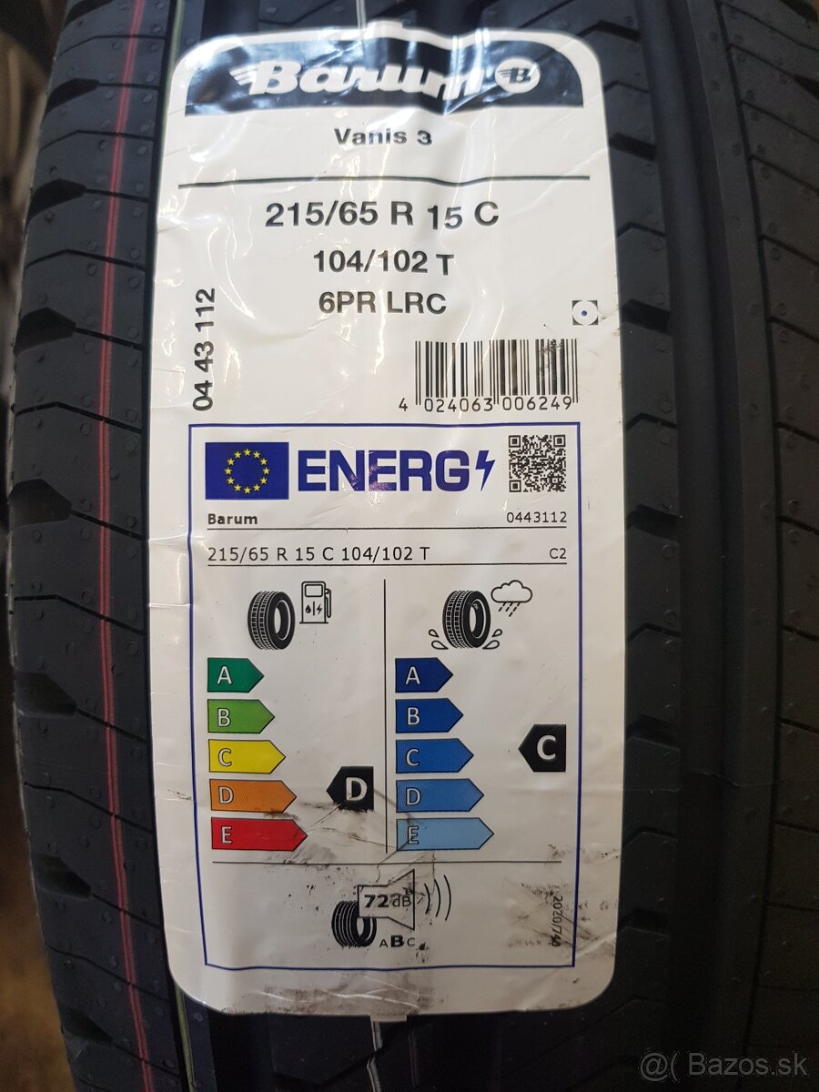 Nové 215/65 R15C